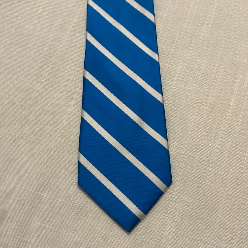 Blue & White Tie